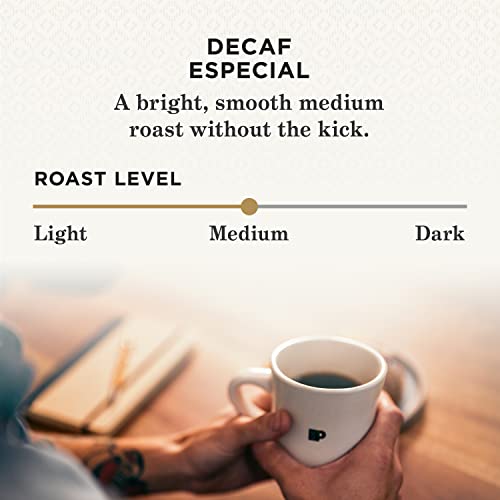 Peet's Coffee, Medium Roast Decaffeinated Coffee K-Cup Pods for Keurig Brewers - Decaf Especial 60 Count (6 Boxes of 10 K-Cup Pods) Packaging May Vary