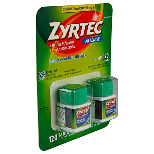 Zyrtec Tablets, 10 Mg (120 Count)