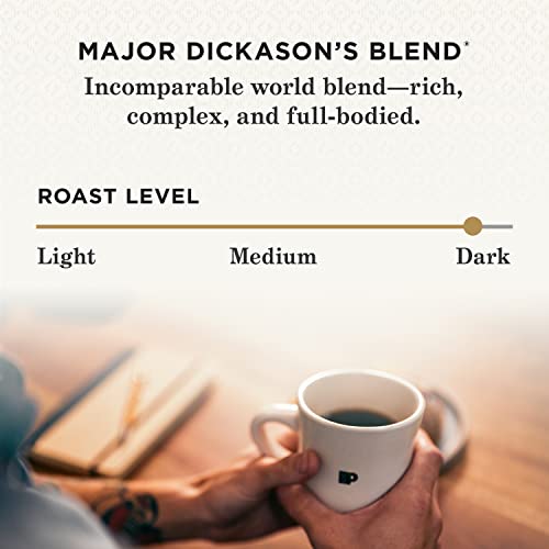 Peet's Coffee Major Dickason's Blend K-Cup Coffee Pods for Keurig Brewers, Dark Roast.