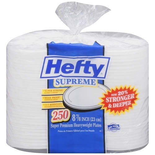 Hefty Supreme Plates (250 ct.) (pack of 2)