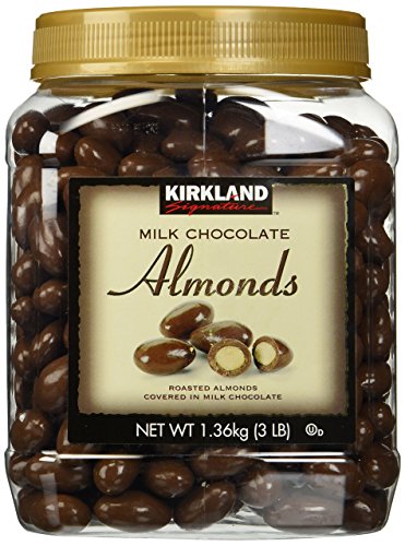 Kirkland Signature Milk Chocolate Roasted Almonds, 48 Ounce